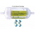 4 Inch Small Added Mineral Cartridge + 2 Pcs Connector  For All RO Water Purifier Filter System