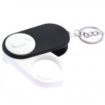 Mini Folding Portable 15X Magnifying Glass Lens Handheld Pocket Key Ring With LED Light Reading Eye Loupe Keychain Magnifier