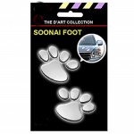 Soonai Foot Mark Lucky Charm Car Sticker 