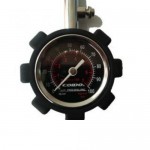 Coido 6075 Metallic Tyre Pressure Guage with Analog Meter & Air Release Valve