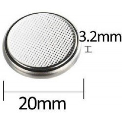Lithium-ion 3V Micro Coin Button Cell Battery (Pack of 5 Pieces)