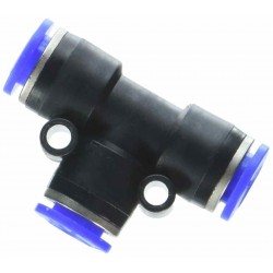 PUT 4mm Equal Tee Union Pneumatic Connector Push in Three Way Quick Fitting Air Tube 2Pcs  
