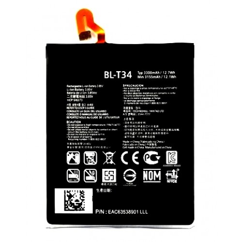 BL-T34 Battery For LG V30 V30A H930 H932 LS998 BL-T34 3300mAh Li-Ion 100% New Battery Replacement