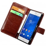 For Samsung Galaxy J7 Prime Vintage Retro Leather Wallet Diary Stand Flip Cover Case (Brown) 