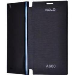 Flip Cover For Xolo A600 - Black