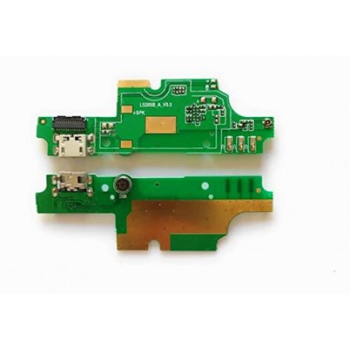 For Micromax Vdeo 3 (Q4202) USB Charging Port Dock Mic Antenna Flex Cable 