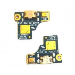 Micro USB Charging Port PCB Board Mic Flex Cable Connector Compatible for Lava X10
