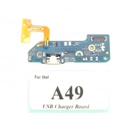 For Itel A49 Charging USB Board Flex Cable Mic Connector Charger Port Sub Board 