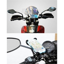 For Royal Enfield Universal Mobile Stand Phone Holder 360 Degree Rotating 