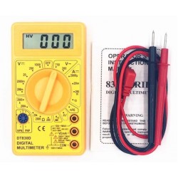 DT830D Small Digital Multimeter AC/DC Ammeter Resistance Capacitance