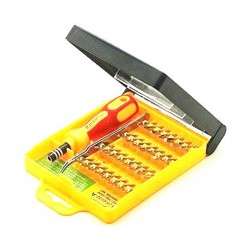 Original Jackly JK 6032 A 32 in 1 Tweezer & Screwdriver Set Repair Tool Kit