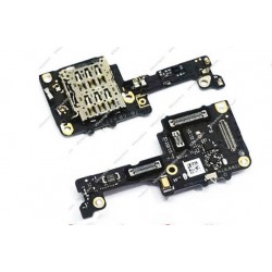For OnePlus Nord 2 Sim Card Tray Reader Slot Socket Connector Microphone Sub Board Flex