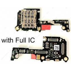 For OnePlus 9RT Sim Card Tray Reader Slot Socket Connector Microphone Sub Board Flex