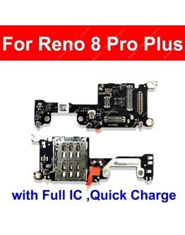 For OPPO Reno8 Pro / 8 Pro Plus 5G SIM Card Tray Connector Board  SIM + Mic Microphone Flex