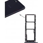 For Asus Zenfone Max Pro M2 Sim Card Tray Slot Holder (Black) 