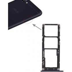 For Asus Zenfone Max Pro M1 Sim Card Tray Slot Holder (Black) 