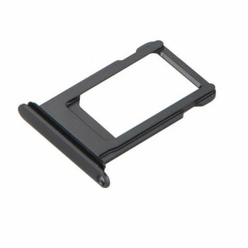 for Apple iPhone XS Sim Card Holder Slot Nano Sim Tray Replacement (Black)