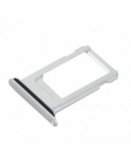  iPhone Xs Max 6.5" Sim Card Holder Slot Nano Sim Tray Replacement (Silver)