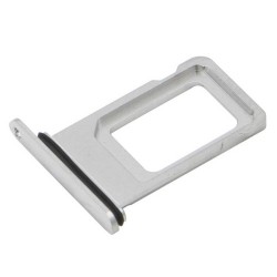 For Apple iPhone XS Sim Card Holder Slot Nano Sim Tray Replacement  (Silver)