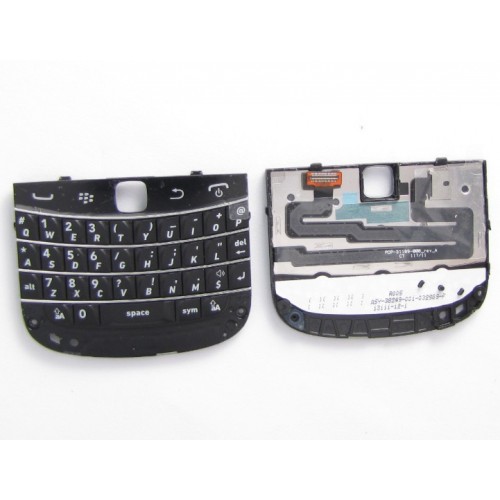 For BlackBerry 9900 Qwerty Keypad Keyboard w/ Flex Cable - Black