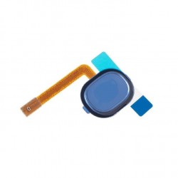 For SamSung Galaxy A40 A405F SM-A405F Touch Fingerprint Sensor Home Key Back Menu Button Flex Cable (Blue)