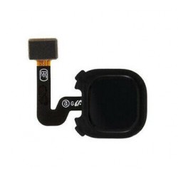 For SamSung Galaxy A9 2018 SM-A920 Touch Fingerprint Sensor Home Key Back Menu Button Flex Cable (Black)