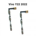 For Vivo Y22 2022 Power On Off  Volume Key Button Flex Cable Patta 