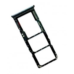 For Samsung Galaxy A20s Dual Sim Card Slot  Tray Adaptor Holder (Black)