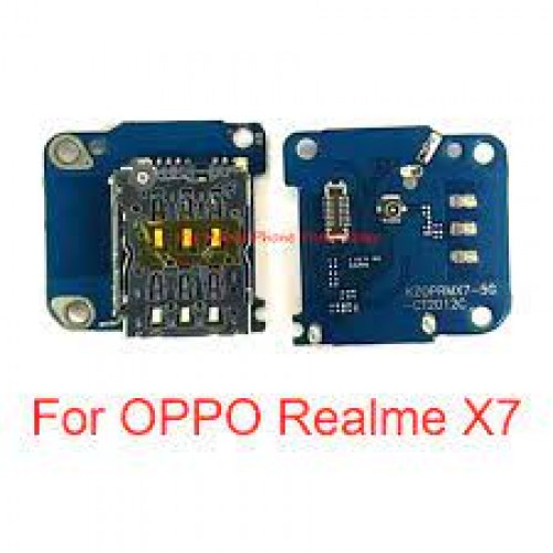 For Oppo Realme X7 SIM Card Reader Flex Sub Board Module 