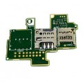 For Sony Xperia M C1904 C2005 Single Sim Card Reader + Memory SD Slot Tray Holder Flex