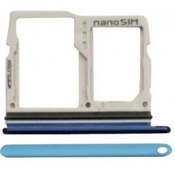 For LG G6 Nano Sim Card + Micro SD  Tray Card Holder Slot Parts Sim Card Adapter (Blue)