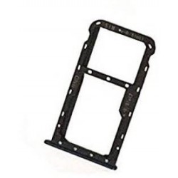 For Huawei Honor 9i Sim Card Tray Holder Memory SD Slot Outer  (Black)