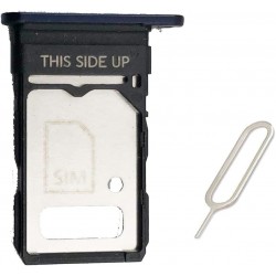 For Motorola Moto Edge 2021 5G SIM Card Tray Adaptor Holder Blue