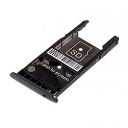 For Motorola Moto G5 Plus SIM Card Tray Holder Dual Sim SD Card : Black