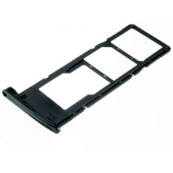 For Motorola Moto G6 Plus SIM Card Tray Holder Dual Sim SD Card : Black