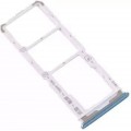 For Oppo F15 Pro Sim Tray Micro SD Card Holder Slot Adapter : Sky Blue