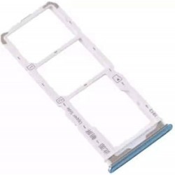 For Oppo F15 Pro Sim Tray Micro SD Card Holder Slot Adapter : Sky Blue