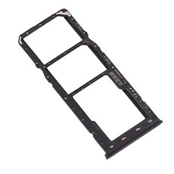 For Oppo Realme C20 Sim Tray Micro SD Card Holder Slot Adapter Black