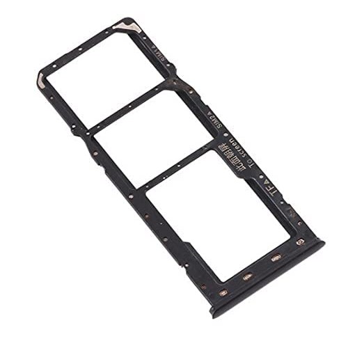 For Realme Narzo 30 Sim Tray Micro SD Card Holder Slot Adapter Black