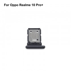 For Oppo Realme 10 Pro Plus Dual Sim Card Tray Holder Slot Outer (Gold White)