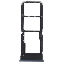 For Vivo Y31 2020 Dual Sim Card Tray Slot Holder Adapter : Blue 