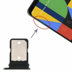 For Google Pixel 4a 5G Single Sim Card Tray Holder - Black