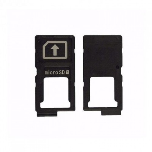  For Sony Xperia Z5 Sim Card Tray Holder Slot Adaptor : Black