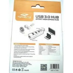 4 Port High Speed HUB 3.0 USB Hub White 